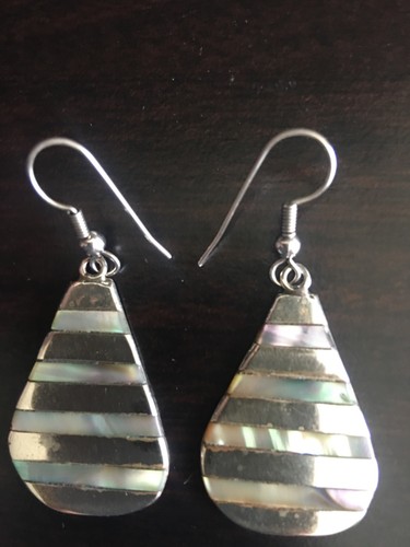 Earrings vintage alpaca - earrings, mexico