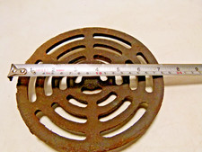 CAST IRON DRAIN COVER 7 INCH