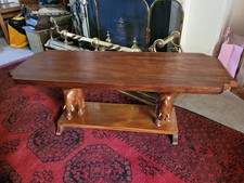 Mid Century African Elephant Coffee Table - Bought In Takoradi Ghana In 1966