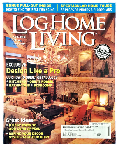 Log home living - log,