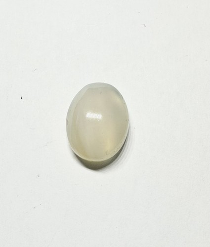 White agate oval cabochon - agate,