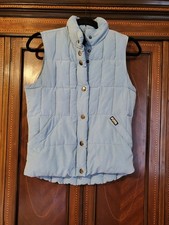 Original  Puffa Light Blue  Gilet / Waistcoat.  Size 8 /10