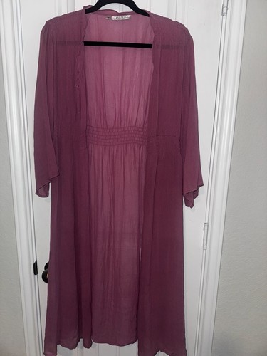 Tattoo sheer chiffon maxi - sheer,