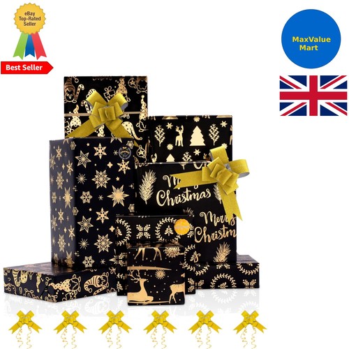 Luxury black gold christmas - black, &
