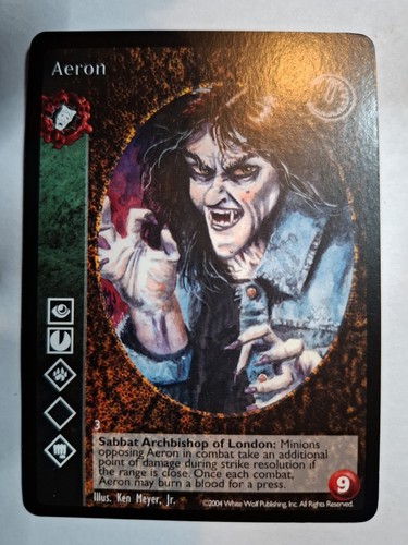 Aeron vtes vampire - aeron,
