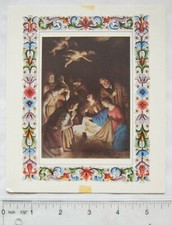 Vintage: Christmas card - painting by Gerard van Honthorst