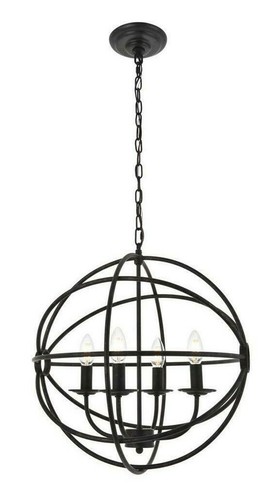 Chandelier dark brown - chandelier,