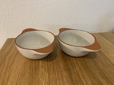 Jamie Oliver JME Terracotta Tapas/Soup Bowls  Glazed 14 cm Dia VGC  Set Of 2 