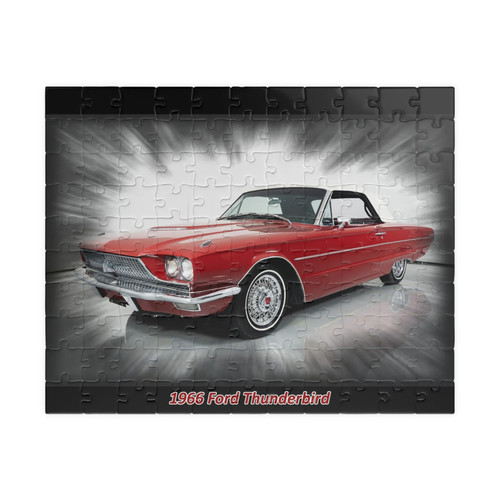 1966 ford thunderbird jigsaw - ford,