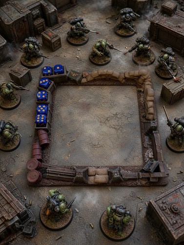 Warhammer 40k dice - dice, tray