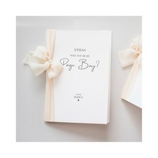 Will you page boy card - you,