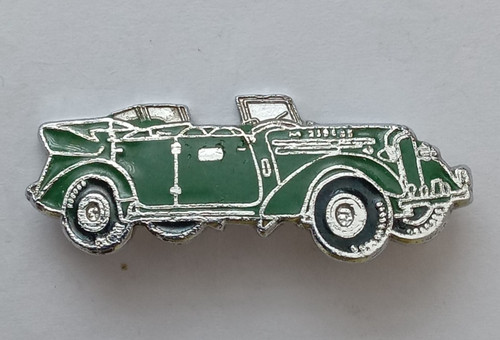 Vintage car enamel lapel pin - vintage,