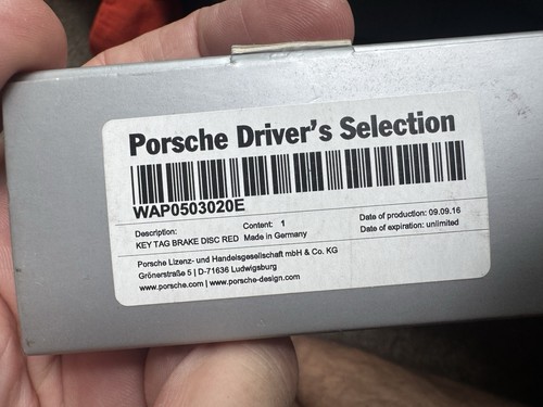 Porsche rotatable brake disc - rotatable,