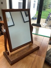 Antique Victorian Vanity Dressing Table Swing Tilt Swivel Free Standing Mirror