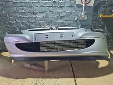 PEUGEOT 307CC MK1 PH1 CONVERTIBLE 2003 FRONT BUMPER COMPLETE SILVER 963401447