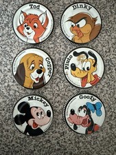 Robertson's Jam Jar Lids Original Disney Characters 1980s 