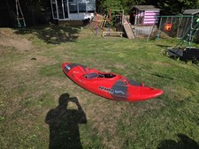 Large Pyranha Machno In Red And Black. In Good Condition Usually Rive Rash.