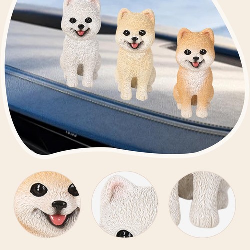 Pomeranian figurine puppy - pomeranian,