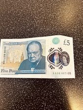 AA06 - Five Pound Note - Bank