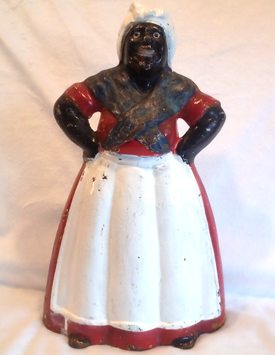Antique cast iron door stop