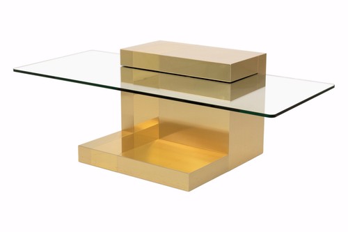 Cityscape brass and glass - and,