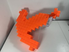 Official Nerf Minecraft Pillagers Crossbow Toy Gun Orange White Bow