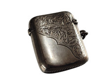 1902 Solid Silver Curved Vesta