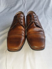 Jeff Banks Leather Brogue Brown Shoes Mens UK 9 nice condition