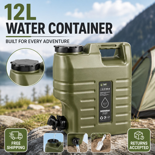 Large portable water container - water,