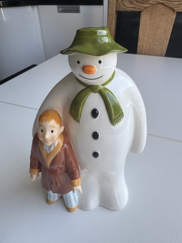 Coalport the snowman money - snowman, box