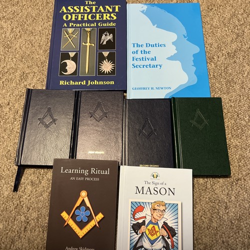 Masonic book bundle job - masonic, lot