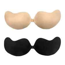Strapless Silicone Push Up Bra Backless Self Adhesive Invisible Lace Stick On UK