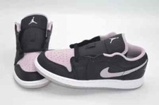 Nike Air Jordan 1 Low SE GS Black Iced Lilac Trainers 100% Authentic - UK Size 6