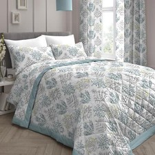 Dreams & Drapes Emily Cotton Rich Polycotton Duvet Cover Set in Duck Egg Blue