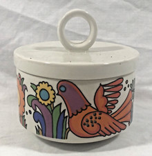 Villeroy & and Boch ACAPULCO lidded sugar bowl - blue stamp UNUSED