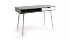 Office Desk Grey/White