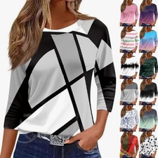 UK Womens 3/4 Sleeves Shirts