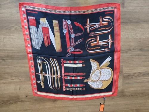 Hermes silk scarf square