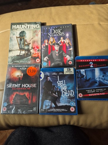 Brand new sealed horror - 5, dvds