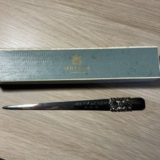 Nice Vintage White Metal Letter Opener. In A ‘Poyser’ Box. Look!