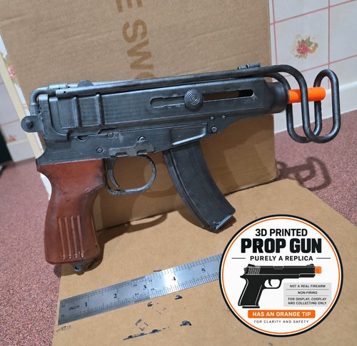 Vz61 skorpion bright colour - colour, 3d