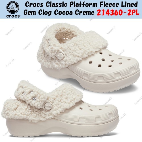 Crocs classic platform fleece - platform,