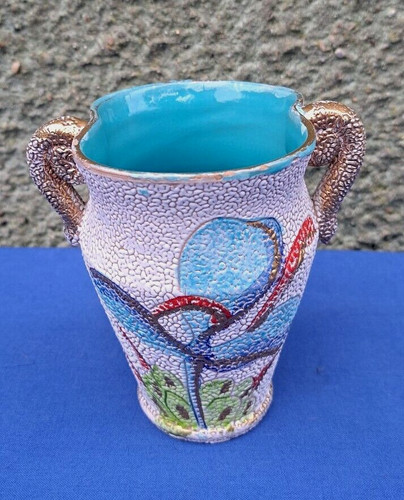 Vintage pottery vase fratelli - vintage,