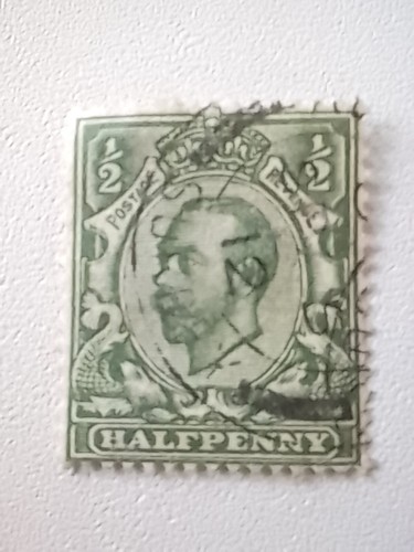 George type halfpenny - george,