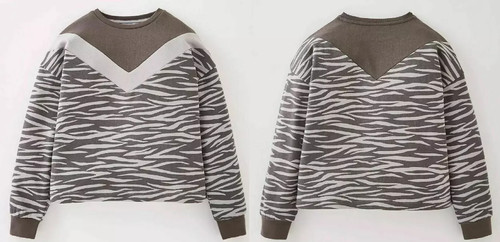 Girls chevron grey - girls, zebra