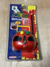 VINTAGE 1997 NINTENDO 64 SUPER MARIO PORTABLE FM/AM RADIO SAKAR NEW !