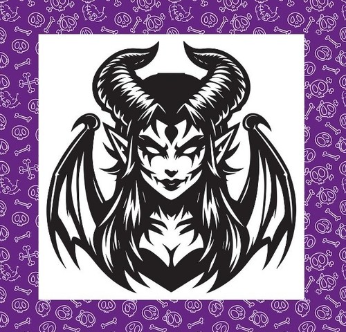 Female demon horns - demon,,