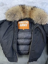 Woman Black winter Artic Army