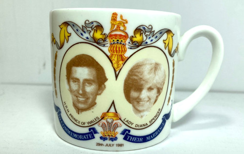 Royal wedding small mug - wedding, 1981