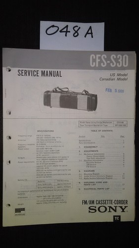 Sony cfs s30 stereo boombox - stereo,